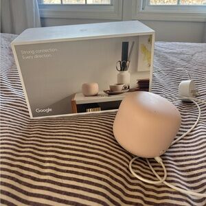 Google Nest WiFi Point and Speaker